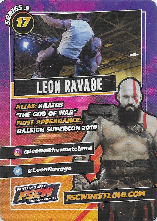 Kratos / Leon Ravage trading card PW Catalog