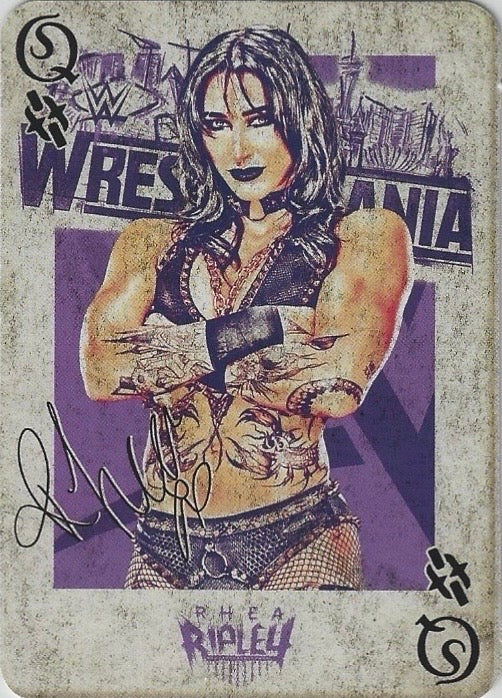 Rhea Ripley trading card PW Catalog