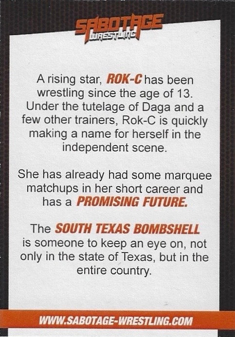 Rok-C trading card PW Catalog