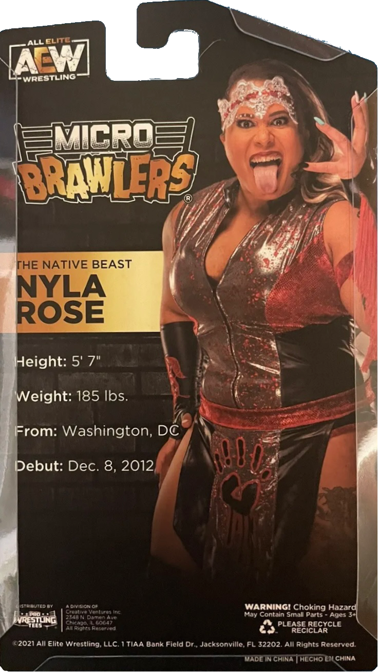 Nyla Rose trading card PW Catalog