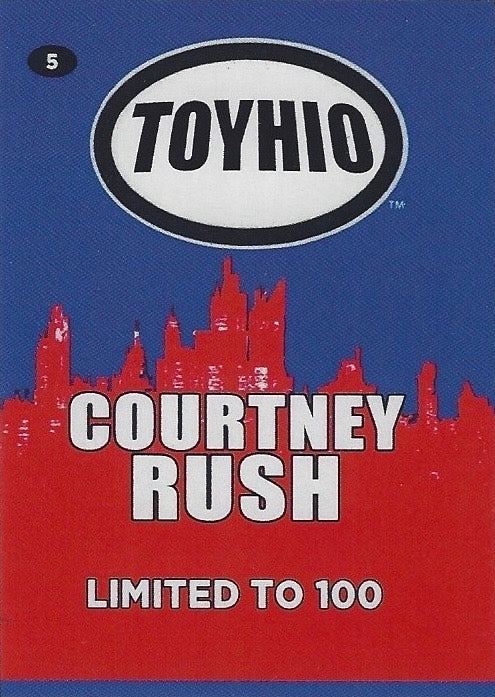 Courtney Rush trading card PW Catalog