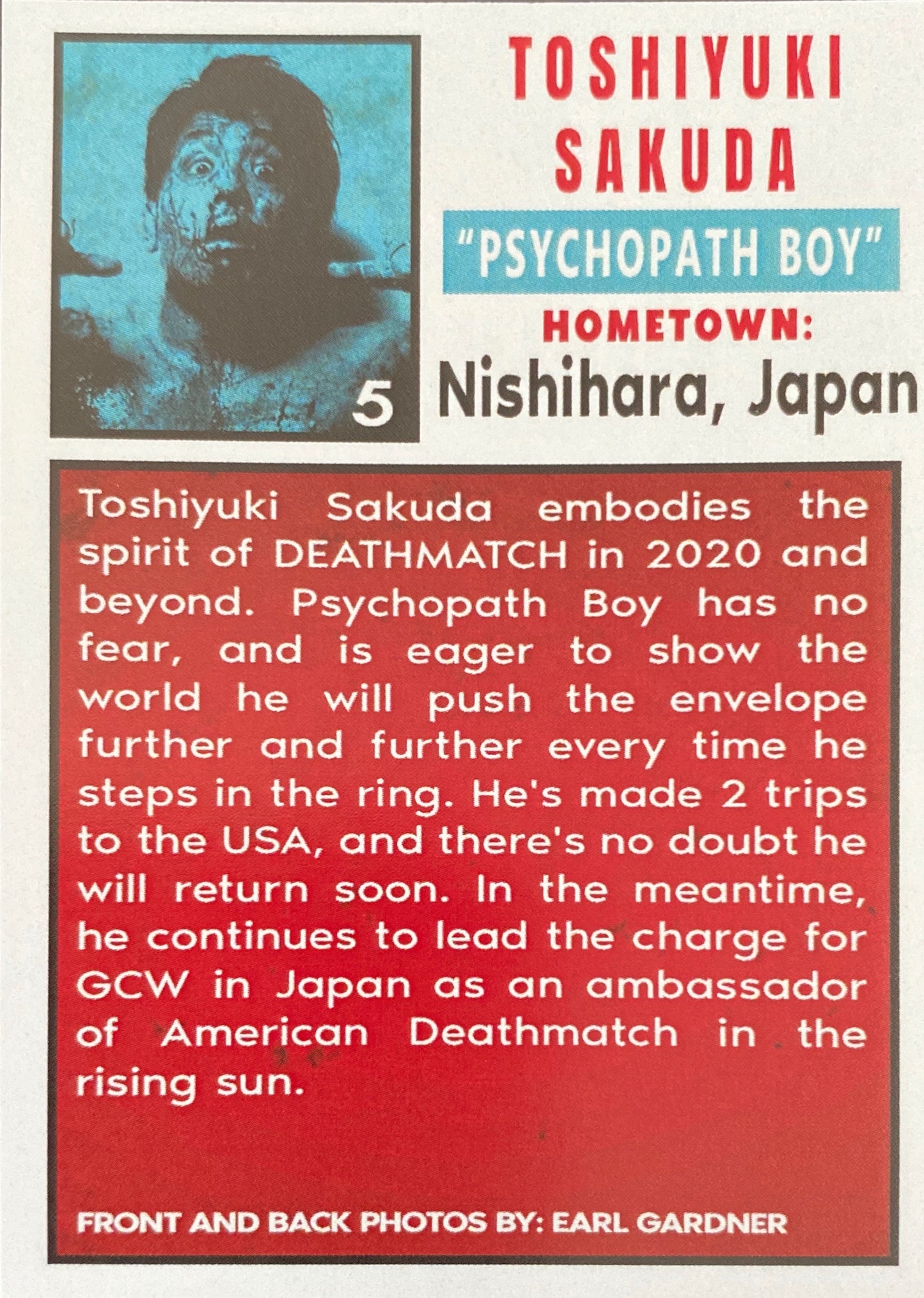 “Psychopath Boy” Toshiyuki Sakuda