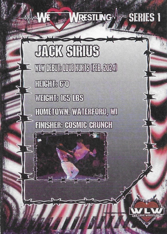 Jack Sirius trading card PW Catalog