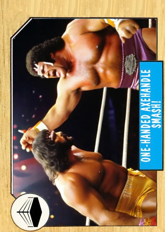 One-Handed Axehandle Smash! trading card PW Catalog
