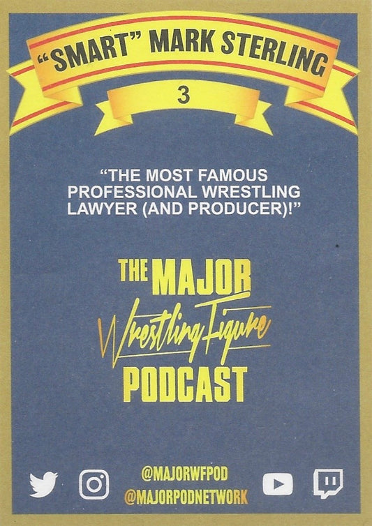 “Smart” Mark Sterling trading card PW Catalog
