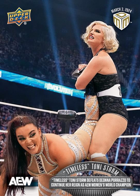 “Timeless” Toni Storm – “Timeless” Toni Storm Defeats Deonna Purrazzo to Continue HER Reign AS AEW Women’s World Champion