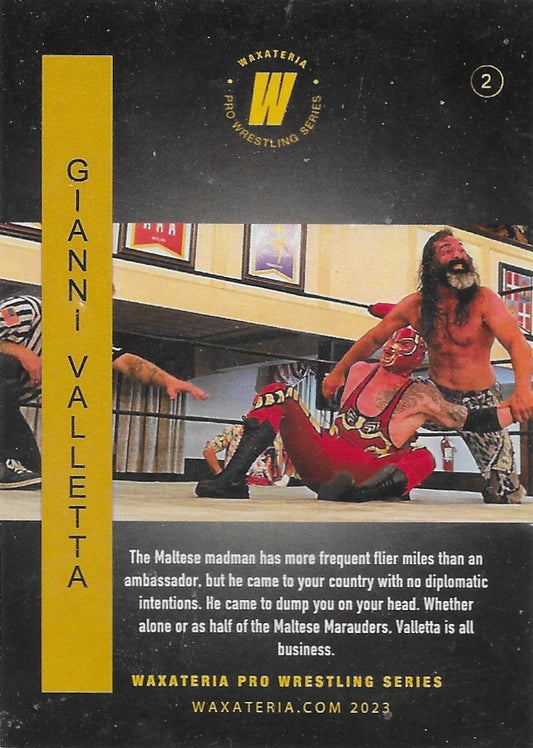 Gianni Valletta trading card PW Catalog