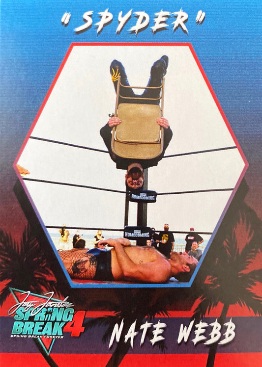 “Spyder” Nate Webb trading card PW Catalog
