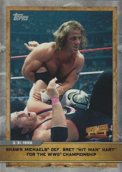 Wrestlemania XII – Shawn Michaels DEF. Bret “Hit Man” Hart for the WWE Championship