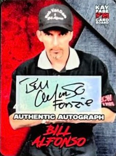 Bill Alfonso trading card PW Catalog