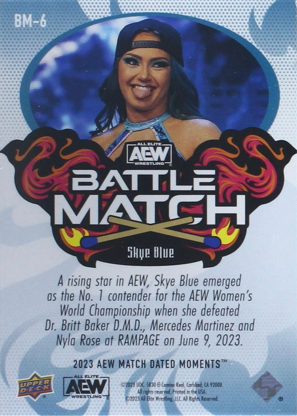 AEW Battle Match – Skye Blue