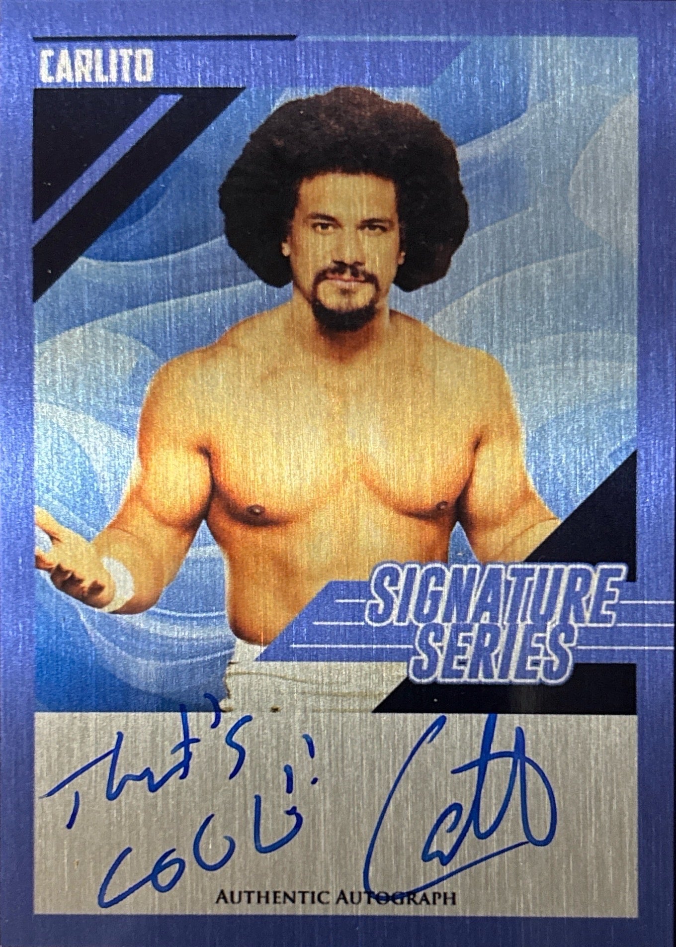 Signature Series – Carlito trading card PW Catalog