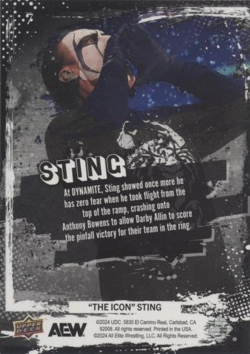 1/9/22 – Sting Showed NO Regard for HIS OWN Body When HE Took Flight in a Win at Dynamite