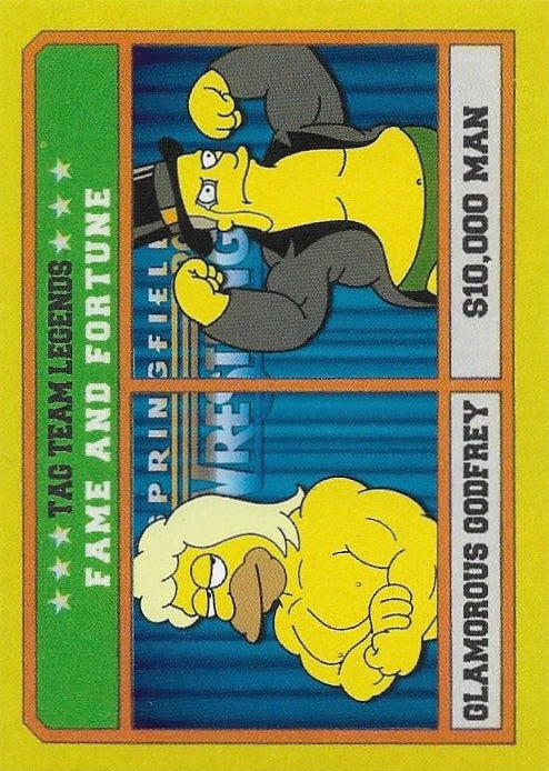 Fame and Fortune – Glamorous Godfrey / $10,000 Man trading card PW Catalog