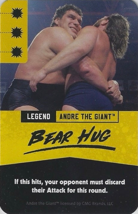 Andre the Giant – Bear HUG trading card PW Catalog