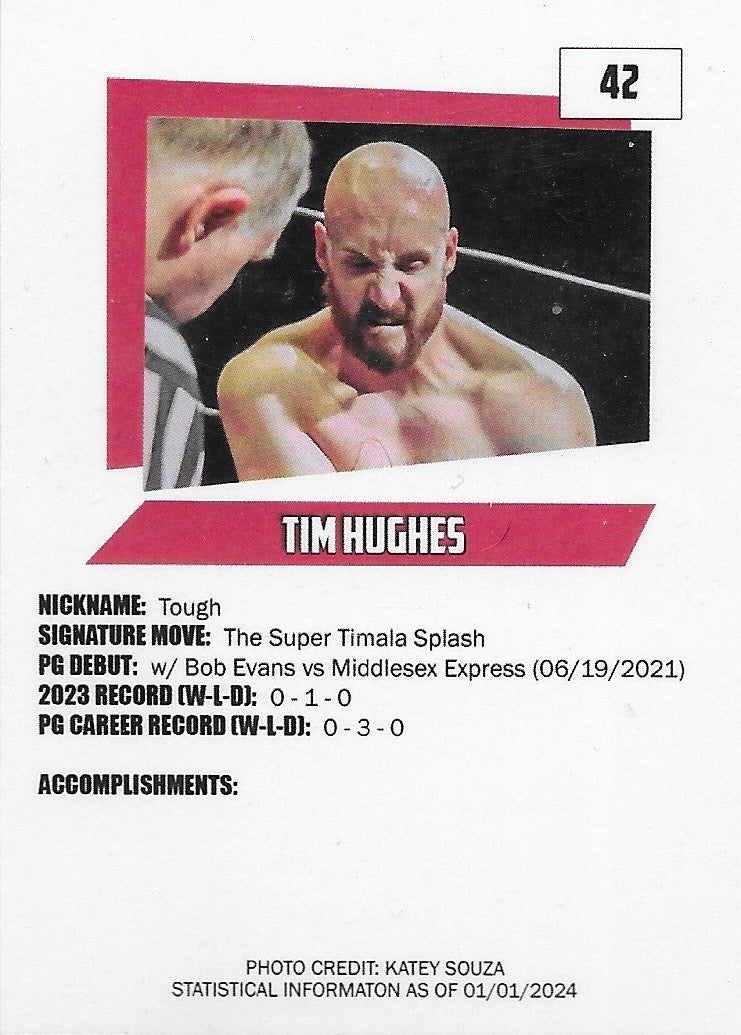 Tough TIM Hughes trading card PW Catalog