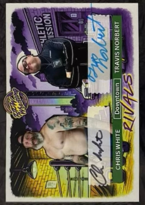 Downtown Rivals – Chris White / Travis Norbert trading card PW Catalog