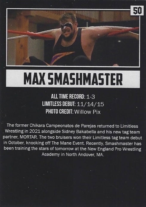 MAX Smashmaster trading card PW Catalog