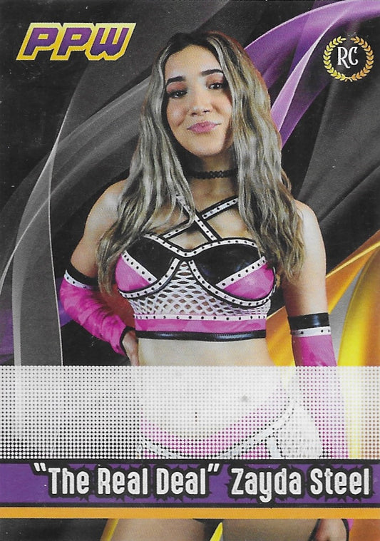 “The Real Deal” Zayda Steel trading card PW Catalog