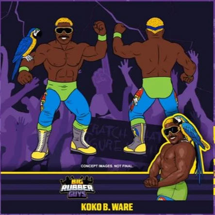 Big Rubber Guys Koko B. Ware Series 14