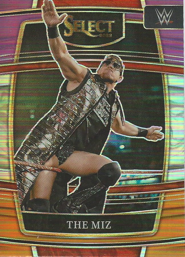 WWE Panini Select 2022 Orange/Purple/Silver Prizm The Miz #10