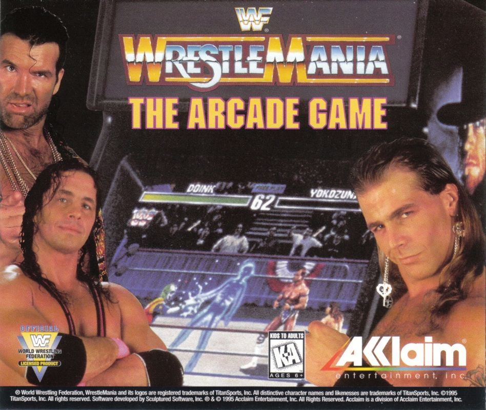 WWF WrestleMania The Arcade Game [DOS] PWcatalog