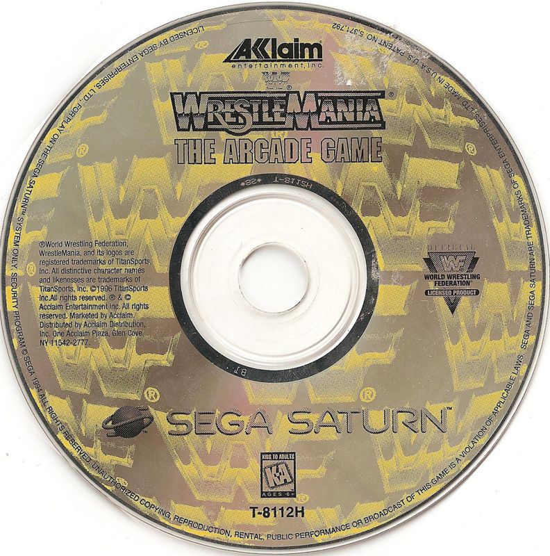 WWF WrestleMania The Arcade Game [Sega Saturn] PWcatalog
