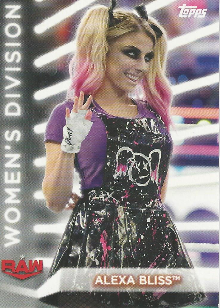 WWE Topps Womens Division 2021 Alexa Bliss R-1 trading card PW Catalog