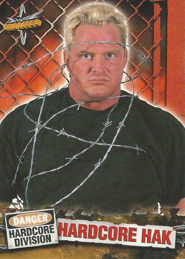 WCW Topps Embossed 1999 Hardcore Hak Sandman #50
