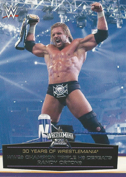 WWE Topps Road to Wrestlemania 2014 Triple H 50 of 60 trading card PW Catalog