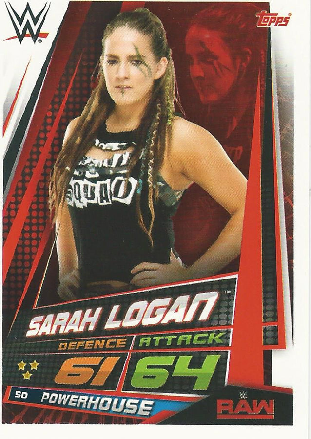 WWE Topps Slam Attax Universe 2019 Sarah Logan #50