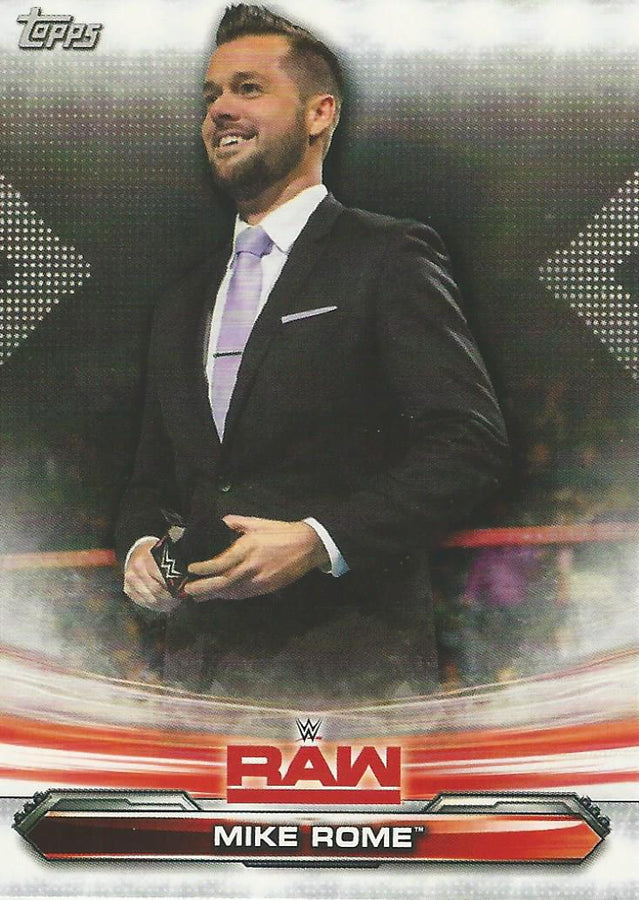 WWE Topps Raw 2019 Mike Rome #50