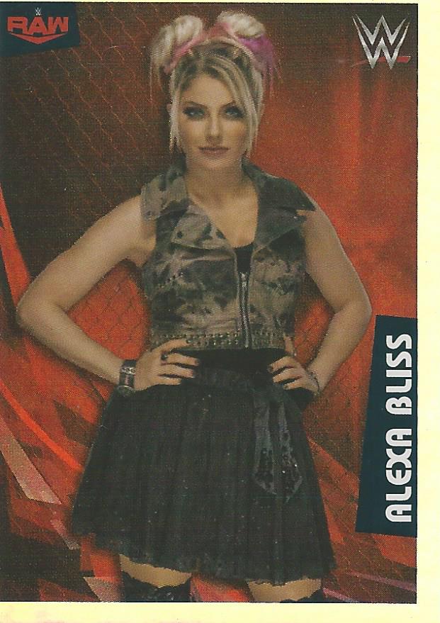 WWE Panini 2022 Sticker Collection Alexa Bliss Foil #50