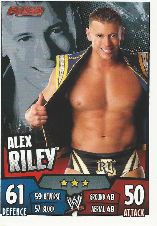 WWE Topps Slam Attax Rumble 2011 Alex Riley #50