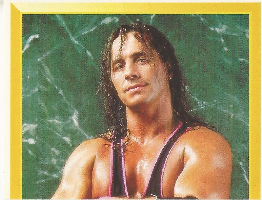 WWF Merlin Sticker 1994 Bret Hitman Hart #50