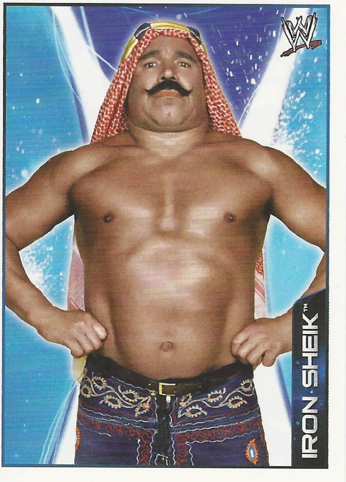 WWE Topps A-Z Sticker Collection 2014 Iron Sheik #50