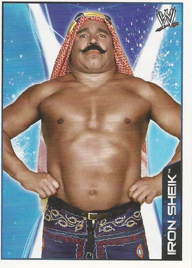 WWE Topps A-Z Sticker Collection 2014 Iron Sheik #50