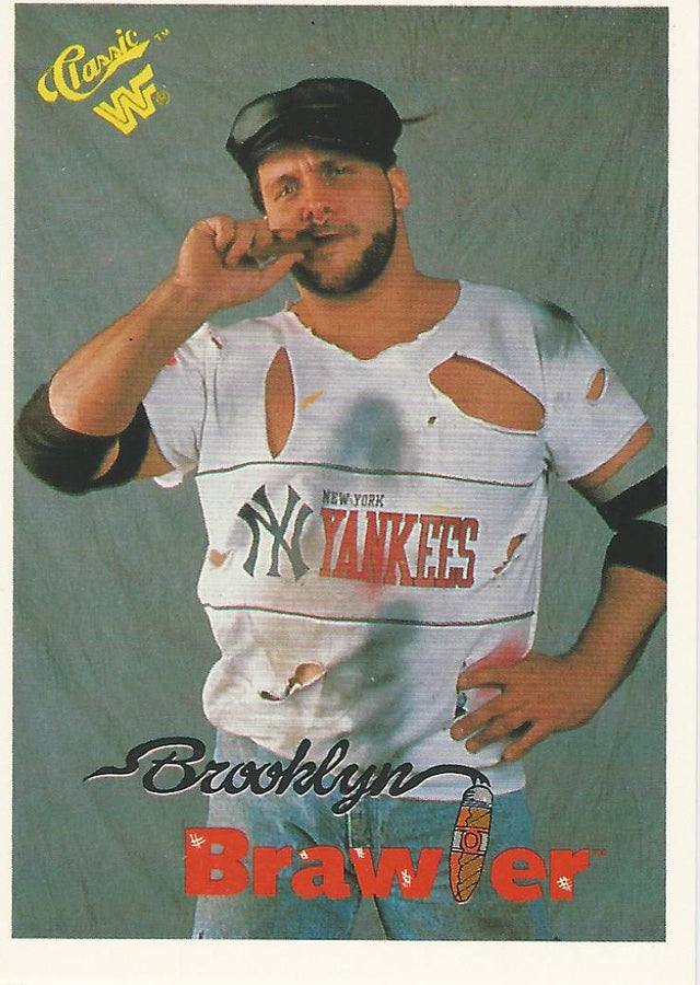 WWF Classic Trading Cards 1990 Brooklyn Brawler No.50 trading card PW Catalog