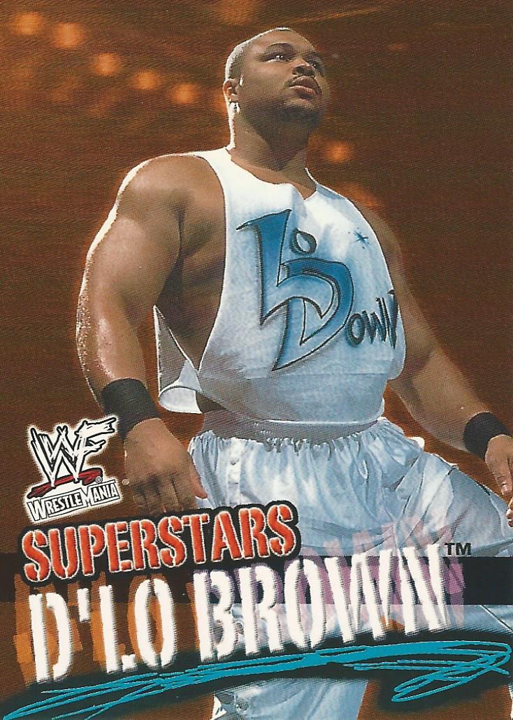 WWF Fleer Wrestlemania 2001 D-Lo Brown #50