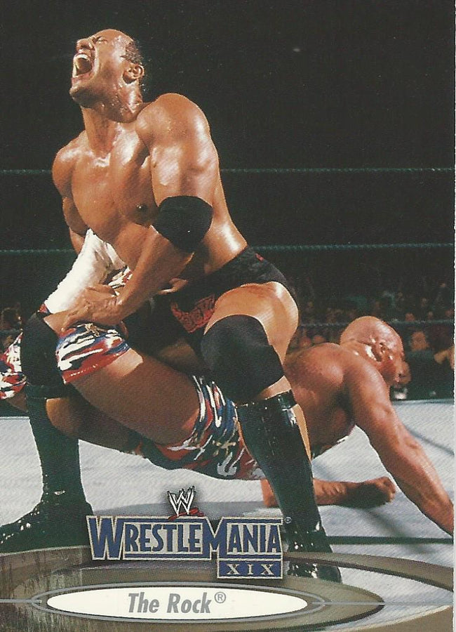 WWE Fleer Wrestlemania XIX 2003 The Rock #50