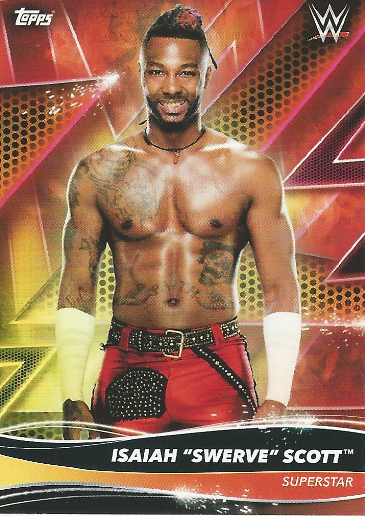 Topps WWE Superstars 2021 Isaiah "Swerve" Scott #50