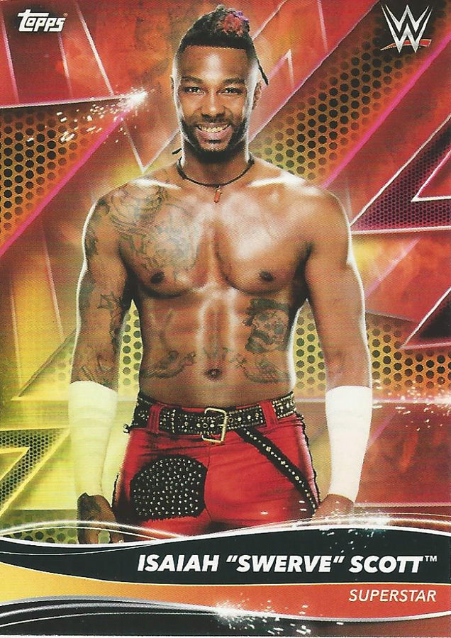 Topps WWE Superstars 2021 Isaiah "Swerve" Scott #50