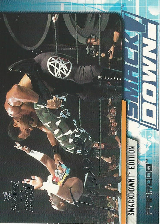 WWE Fleer Raw vs Smackdown 2002 Faarooq #50