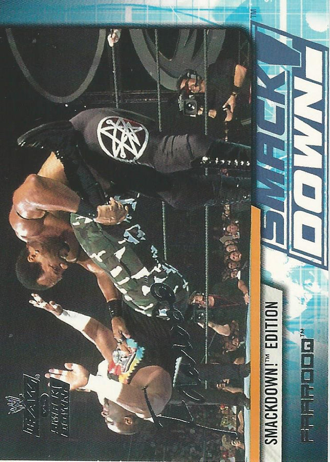 WWE Fleer Raw vs Smackdown 2002 Faarooq #50
