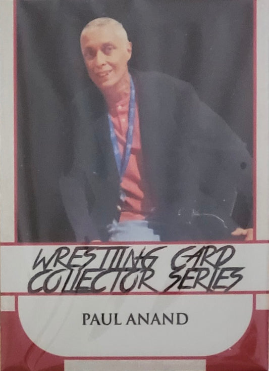 Paul Anand trading card PW Catalog
