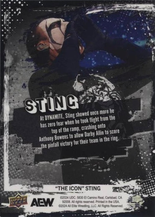 1/9/22 – Sting Showed NO Regard for HIS OWN Body When HE Took Flight in a Win at Dynamite