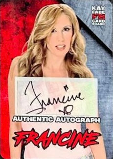 Francine trading card PW Catalog
