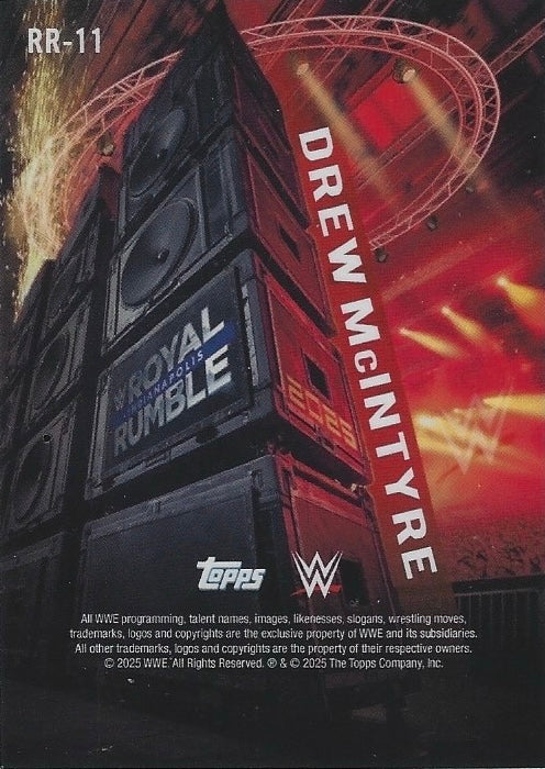 Drew Mcintyre trading card PW Catalog
