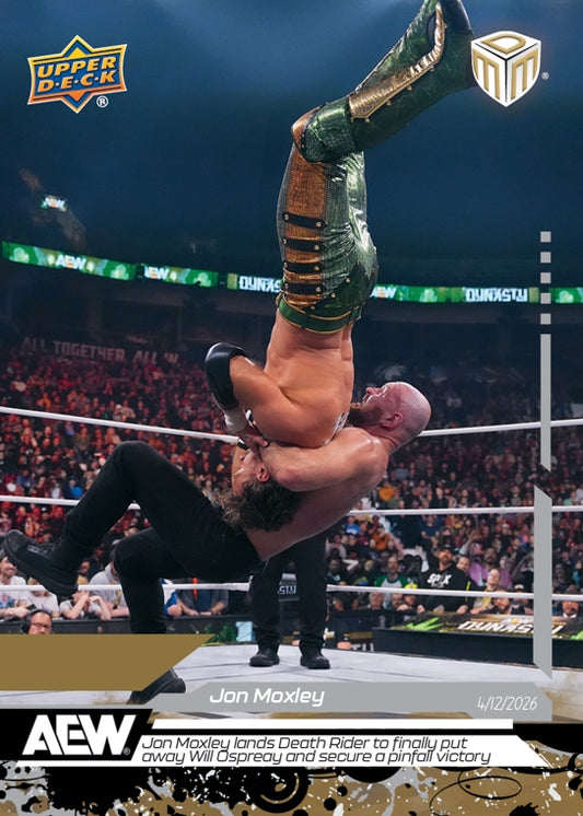 JON Moxley – JON Moxley Lands Death Rider to Finally PUT Away Will Ospreay and Secure a Pinfall Victory