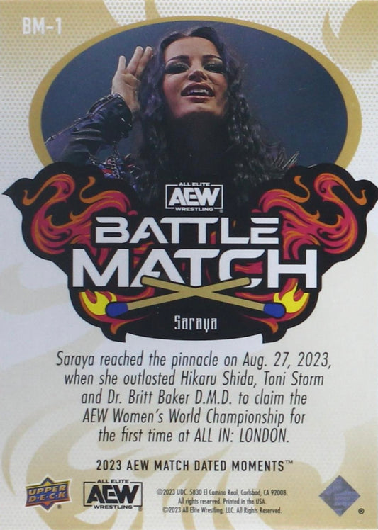AEW Battle Match – Saraya